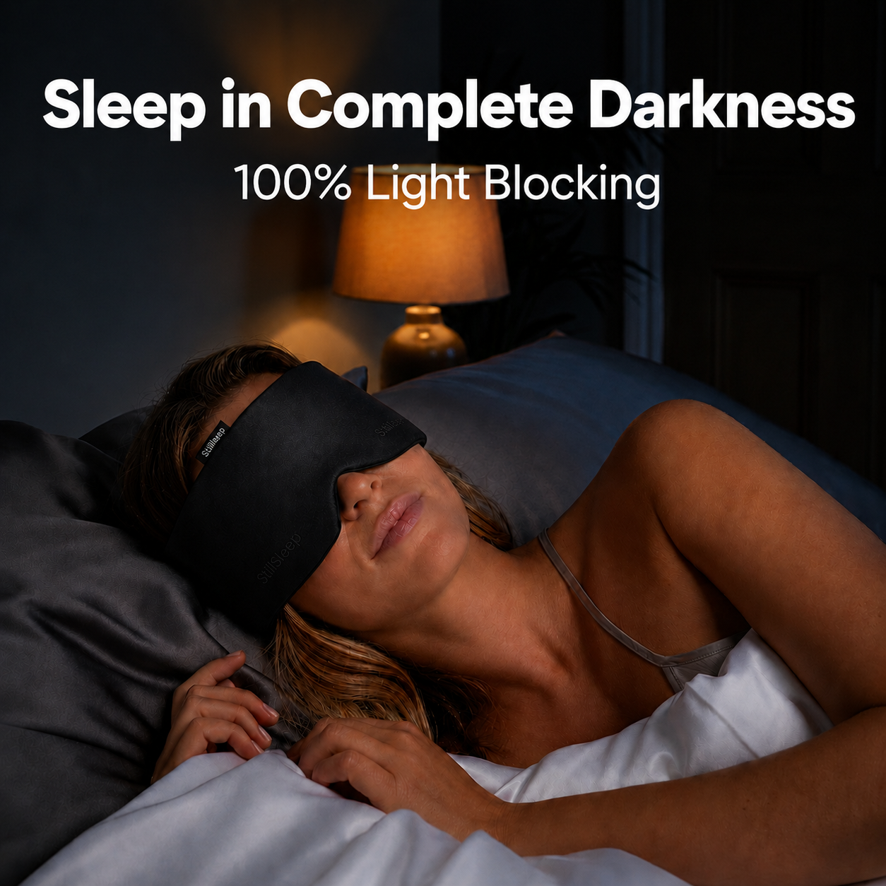 Deep Sleep Mask - Silky-Soft Darkness, Wherever You Rest